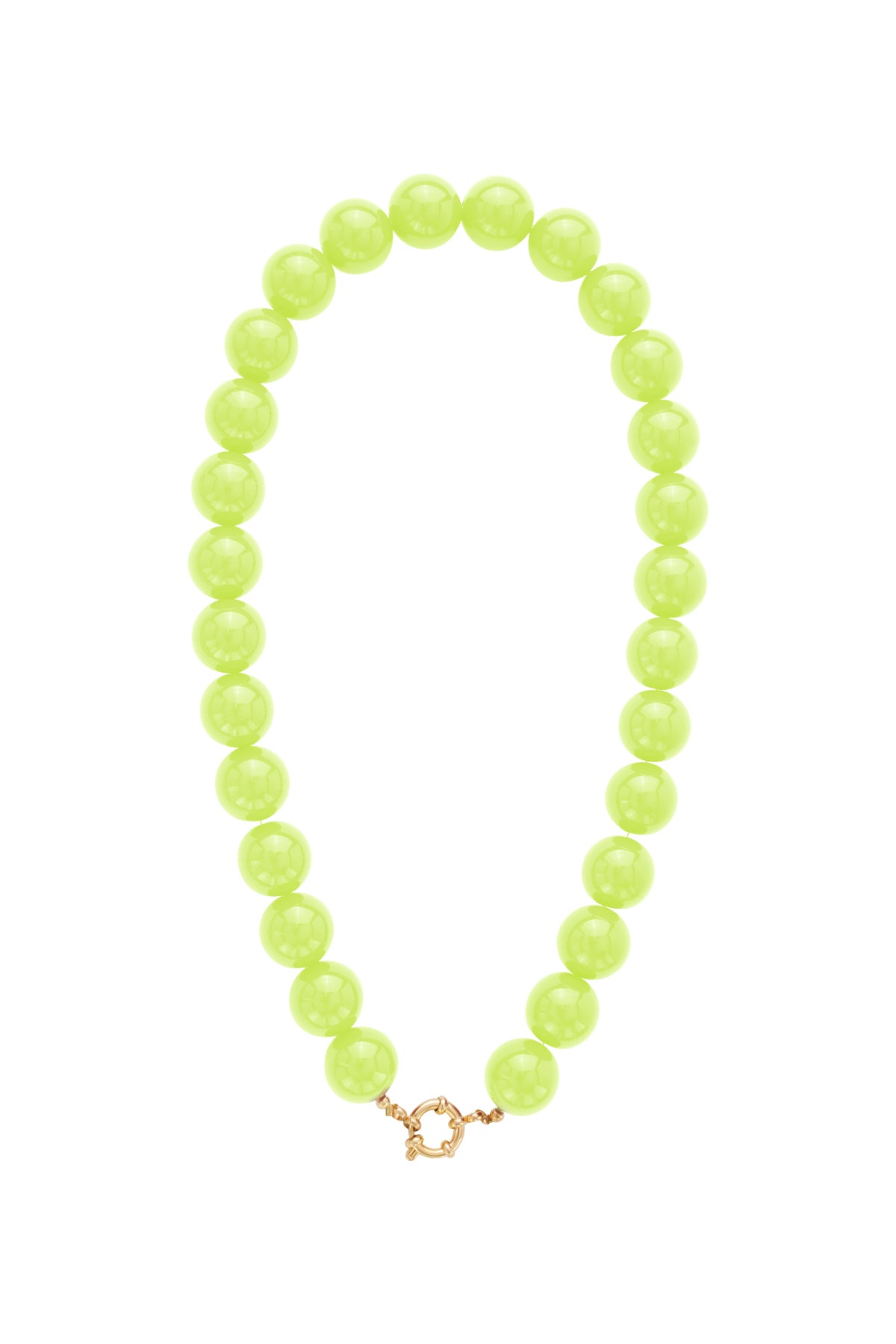 Hars kralen kettingen kralen casual dagelijks eenvoudig serie dames sieraden-15mm