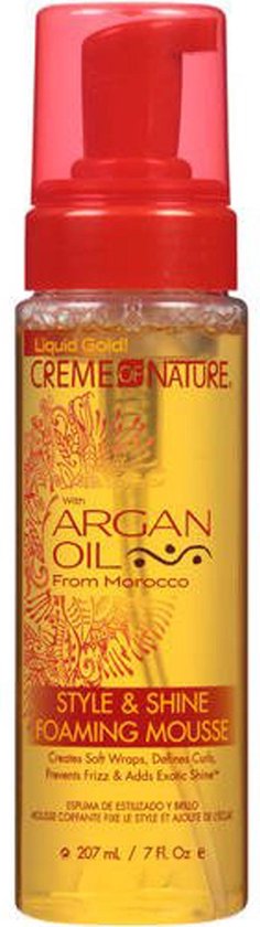 Creme of nature argan oil style&shine foaming mousse