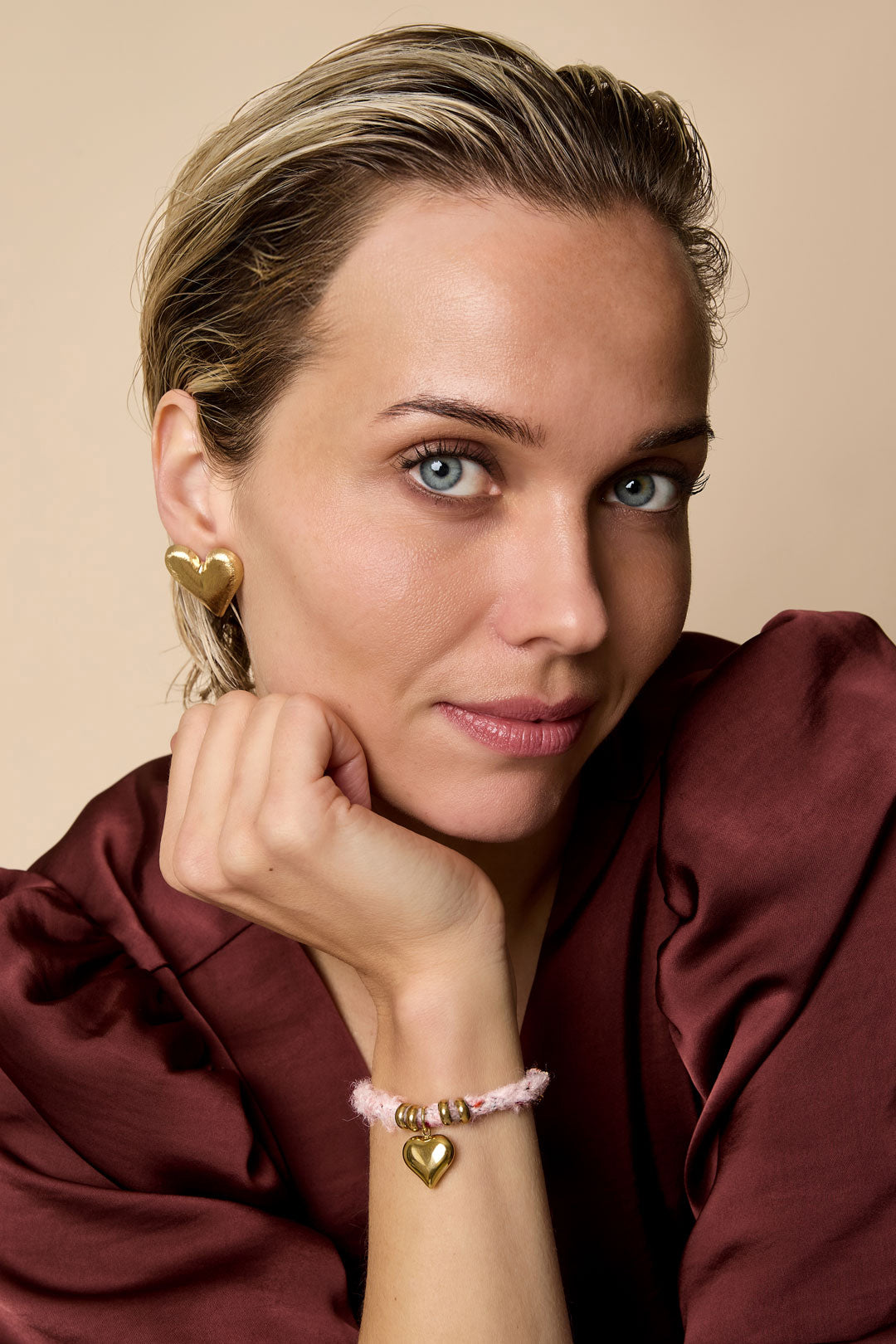 Stud Earrings Heart Casual Daily Simple Series Women's jewelry