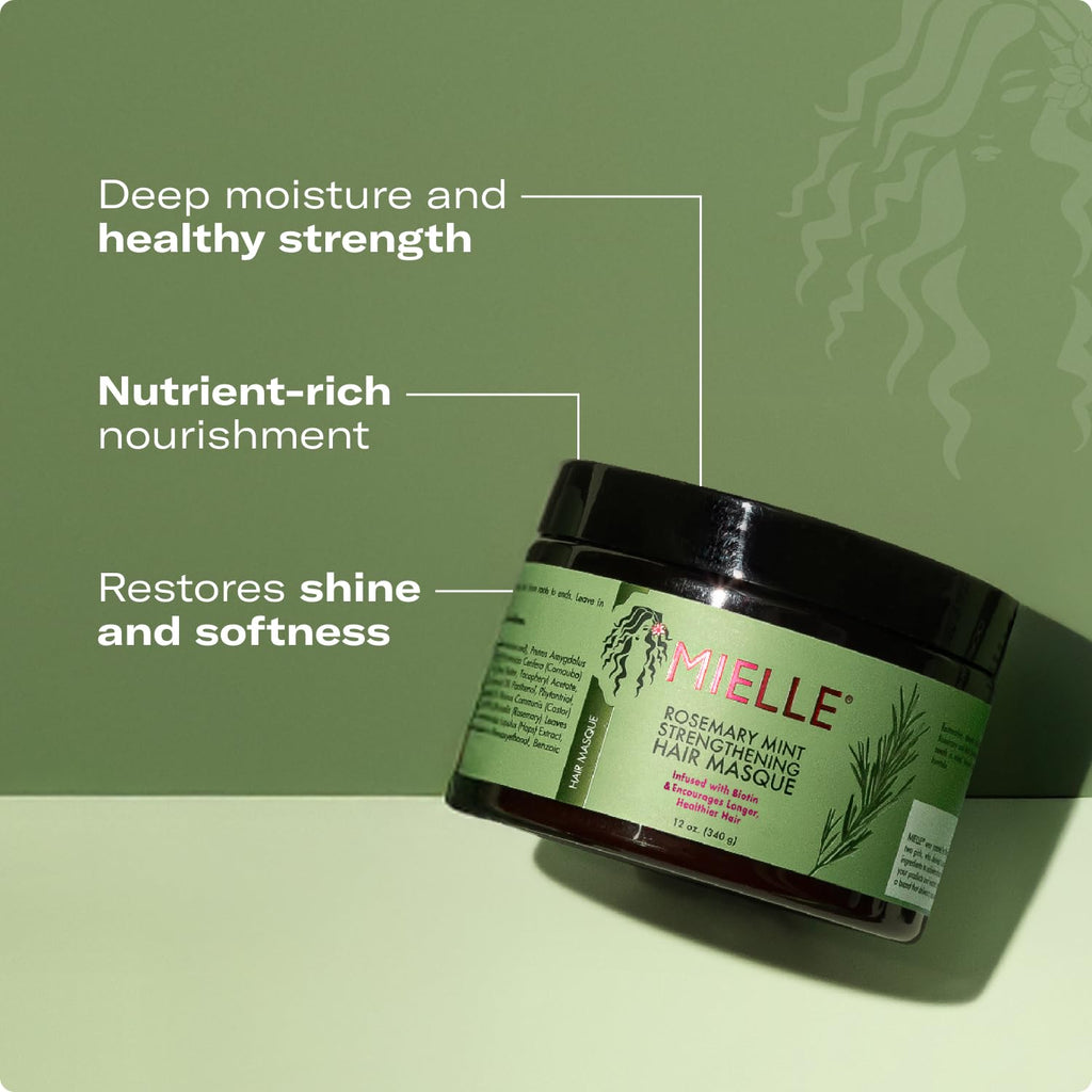 Mielle Rosemary Mint Weekly Scalp & Strand Treatment Masque 340ml