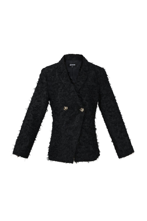 Blazer met textuur