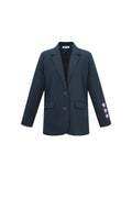 Geweven Polyestervezel Vrouwen Suit Set Casual Letters Ontwerp