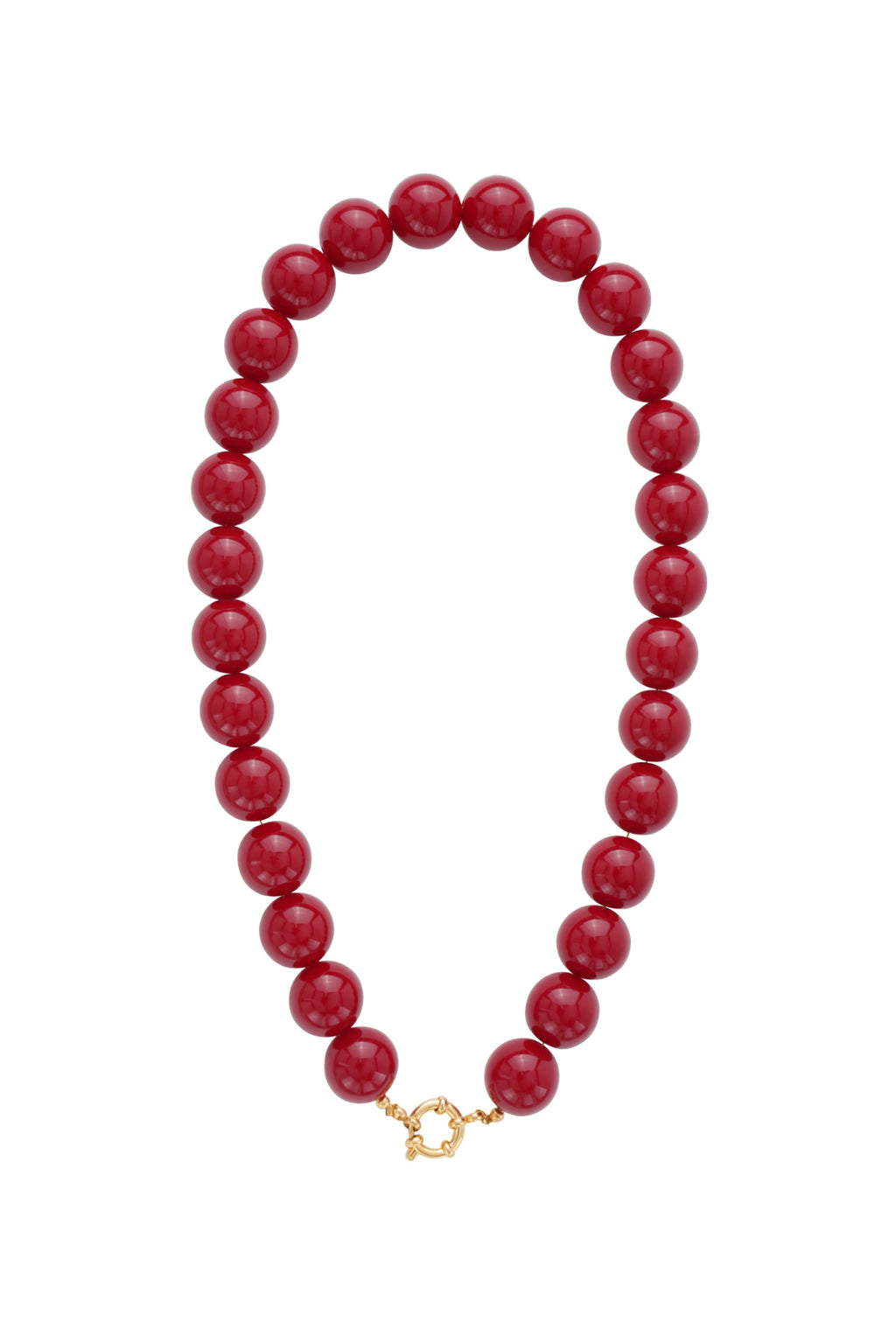 Hars kralen kettingen kralen casual dagelijks eenvoudig serie dames sieraden-15mm
